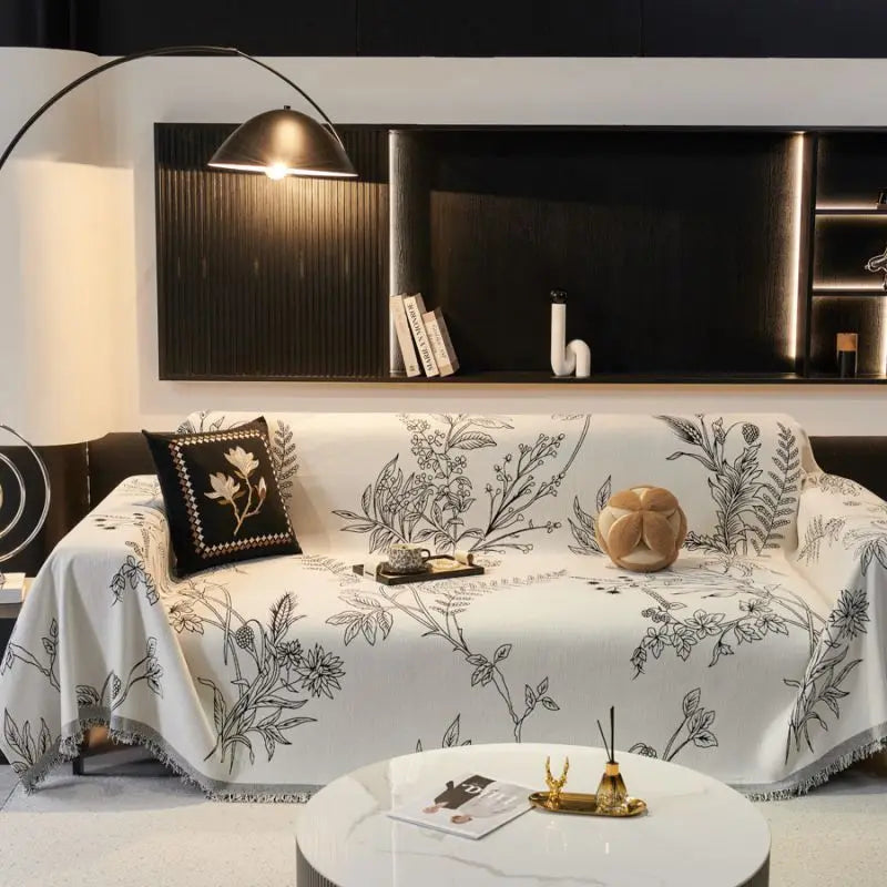 Afralia™ Chenille Sofa Cover: Thickened Slipcover Blanket for Full Couch Protection