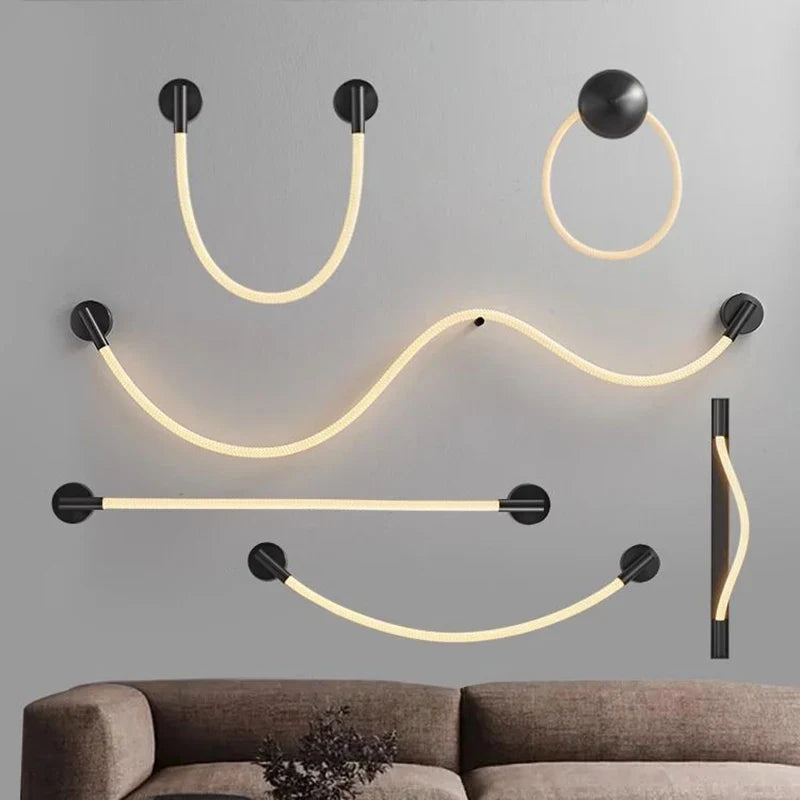 Afralia™ Soft Glow Silicone LED Wall Lamp - Modern Nordic Design