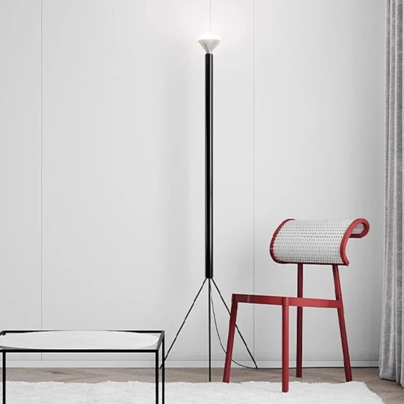 Afralia™ Minimalist LED Floor Lamp for Modern Living Spaces