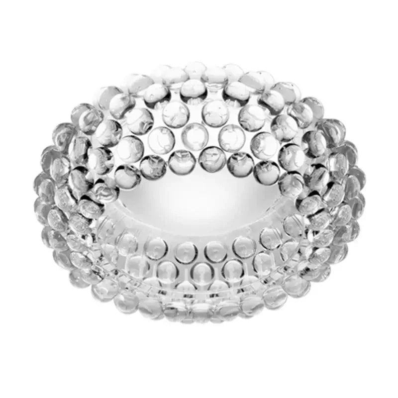 Afralia™ Clear Gold Acrylic Pendant Lights: Modern Living Room Foscarini Caboche Style