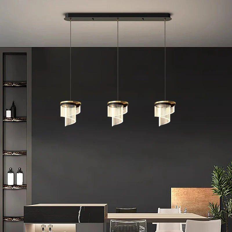 Afralia™ LED Chandeliers: Modern Pendant Lighting for Dining Room