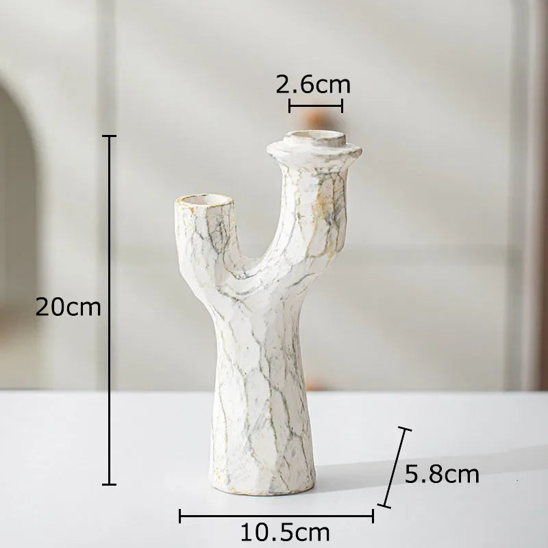 Afralia™ Ceramic Tree Branch Vase for Aesthetic Room Decor