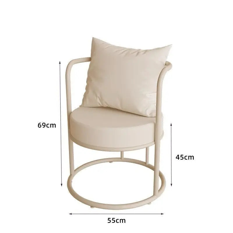 Nordic White Dining Chairs by Afralia™