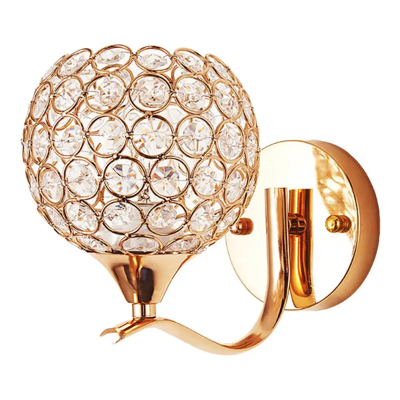 Afralia™ Crystal Wall Sconce - Elegant Bedroom Wall Light for Home Lighting