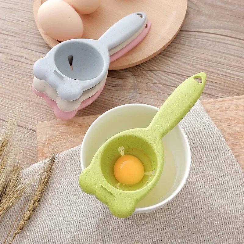 Afralia™ Boiled Eggs Holder Separator Tool Mini Kitchen Gadgets Food Grade Yolk Filter