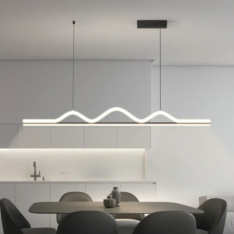 Afralia™ Modern LED Pendant Light for Dining Table Kitchen Home Decor Lighting