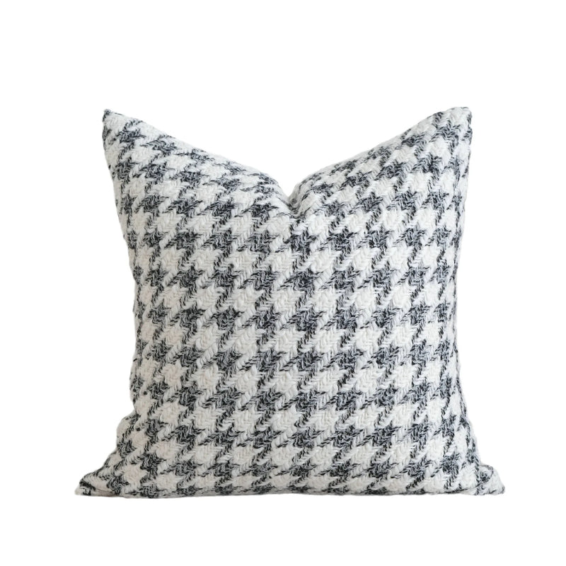 Afralia™ Nordic Minimalist Houndstooth Crochet Cushion Cover Set