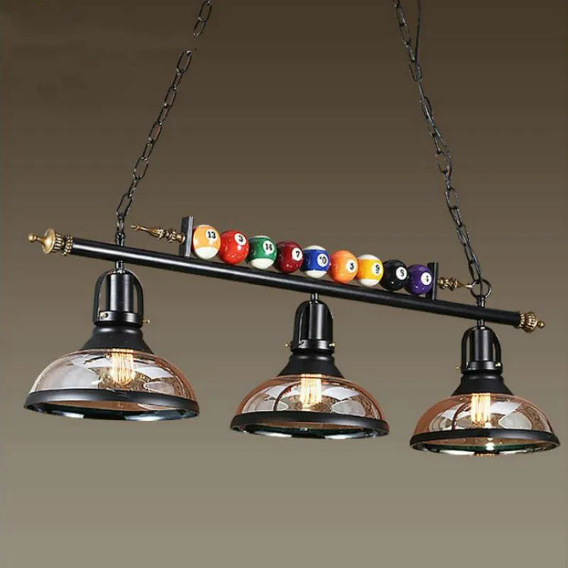 Afralia™ Nordic Billiard Table Pendant Lamp Retro Industrial Lights for Home, Restaurant, Bar, Cafe