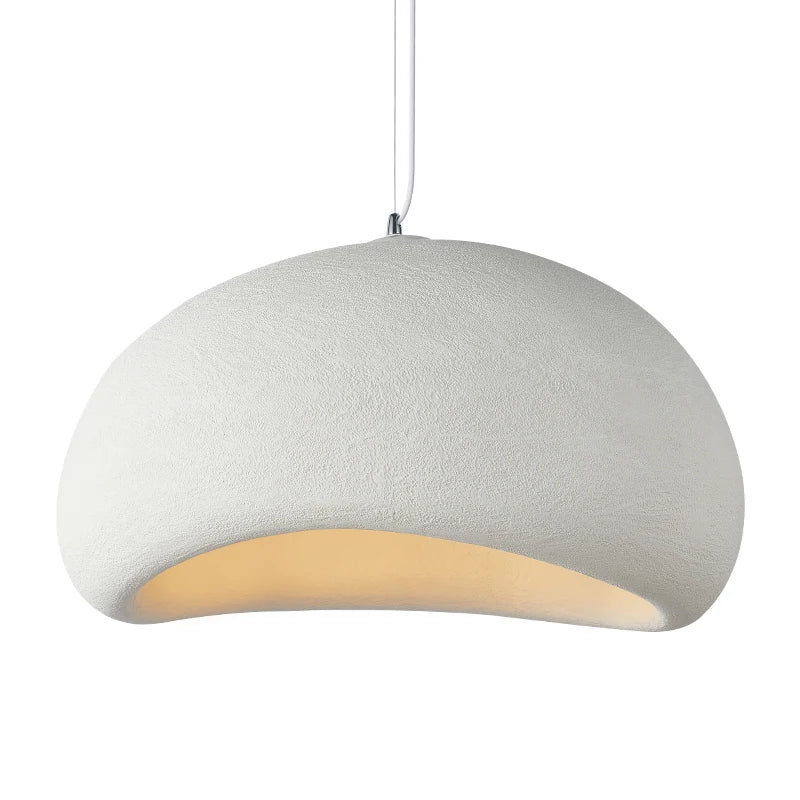 Afralia™ Nordic White Resin Pendant Lights for Living Room Bedroom Home Decor