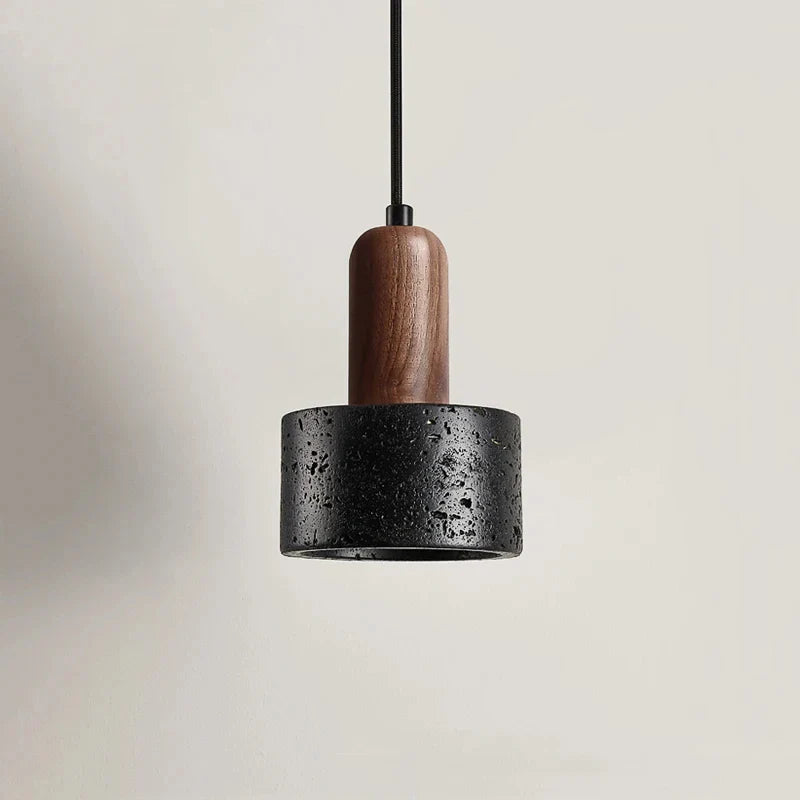 Afralia™ Cream Nordic Small Pendant Lamp for Modern Wabi Sabi Bedroom Decor