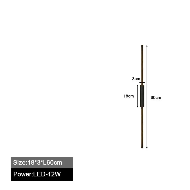 Afralia™ Nordic Slim LED Wall Sconces for Bedroom & Living Room