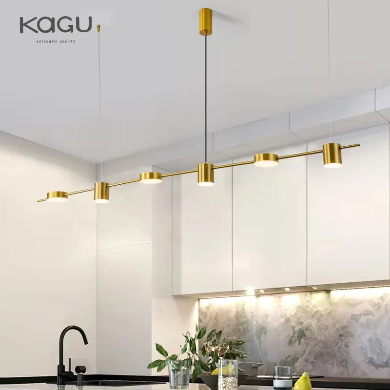 Afralia™ Dimmable LED Ceiling Chandelier for Living Room, Dining, Kitchen - Modern Hanging Light