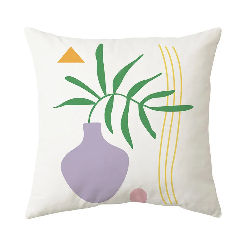 Afralia™ Butterfly Pillowcase 45x45cm Modern Simple Design for Home Office Decor