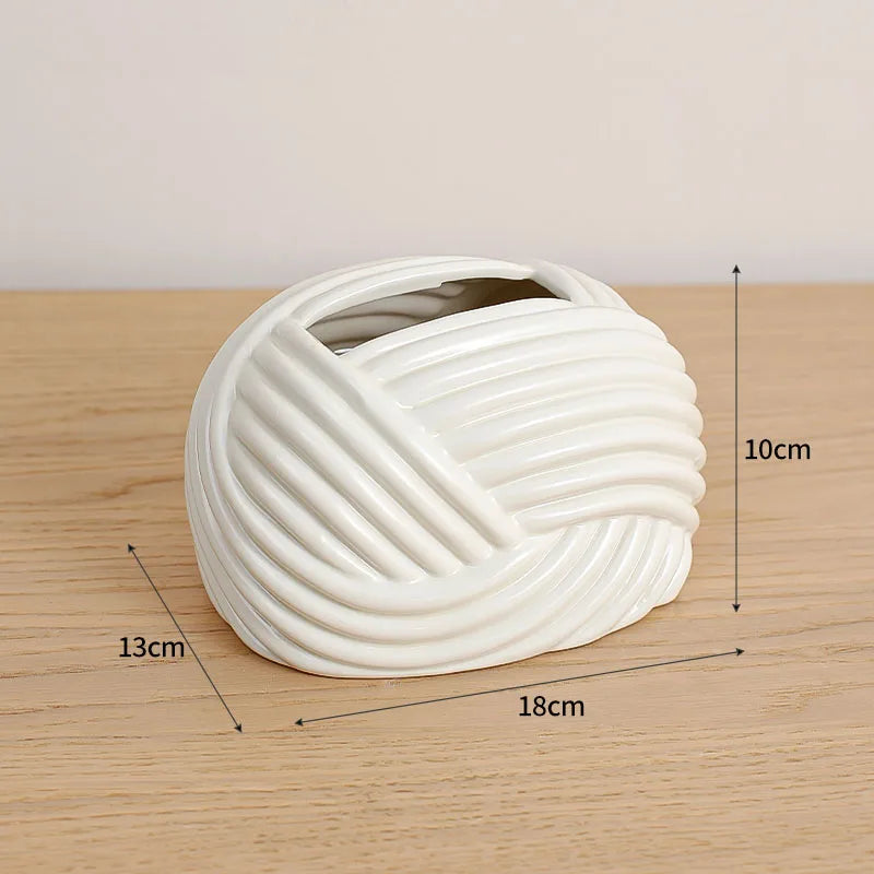 Afralia™ Ceramic Bread Texture Tissue Box for Coffee Table & Desk Décor