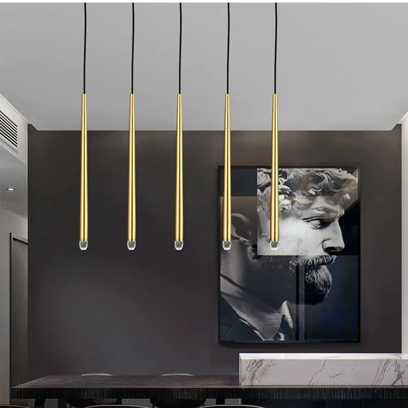 Afralia™ Crystal LED Pendant Chandelier for Retro Villa Stairs