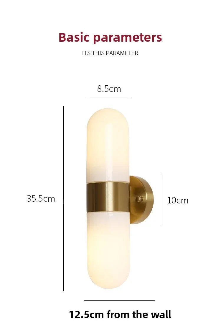 Afralia™ LED Vanity Mirror Light for Bathroom Restroom Bedroom Hallway Corridor
