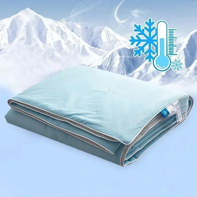 Afralia™ Silky Air Condition Comforter Lightweight Cooling Blanket - Double Side Cold Fabric