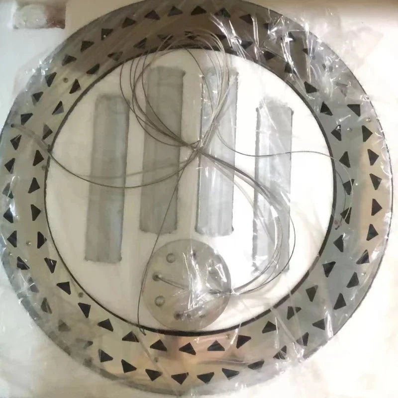 Afralia™ Modern Gold Round Crystal Chandelier Pendant Light for Home Decor