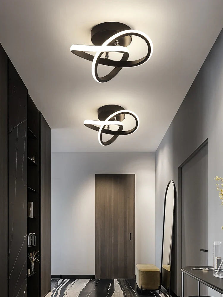 Afralia™ Modern Minimalist LED Ceiling Light for Home Aisle and Corridor Lighting