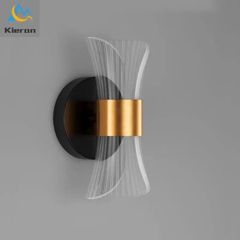 Afralia™ Streamer Wall Light: Modern Thin Waist LED for Bedroom, Study, Restaurant, Hotel