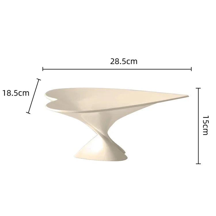 Afralia™ Geometric Fruit Plate Jewelry Display Stand Storage Tray Home Decor