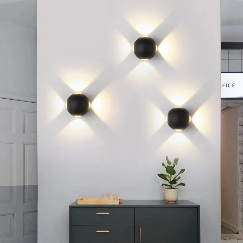 Afralia™ LED Wall Lamp: Modern Nordic Style for Living Room, Bedroom, and Aisle Lighting