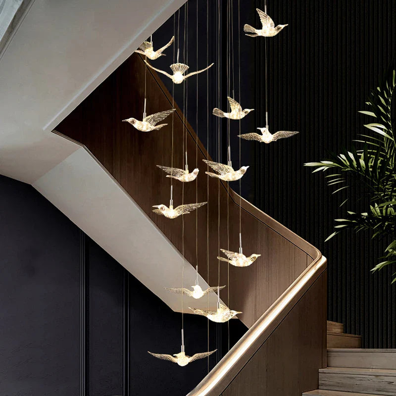 Afralia™ Led Bird Pendant Lamp for Home Decoration and Lighting