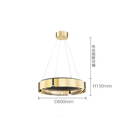 Afralia™ LED Chandelier: Modern Minimalist Pendant Light for Living, Dining, Kitchen, Bedroom