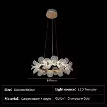 Afralia™ Petal Acrylic Ceiling Pendant: Modern Luxury Dining Room Home Decoration Light