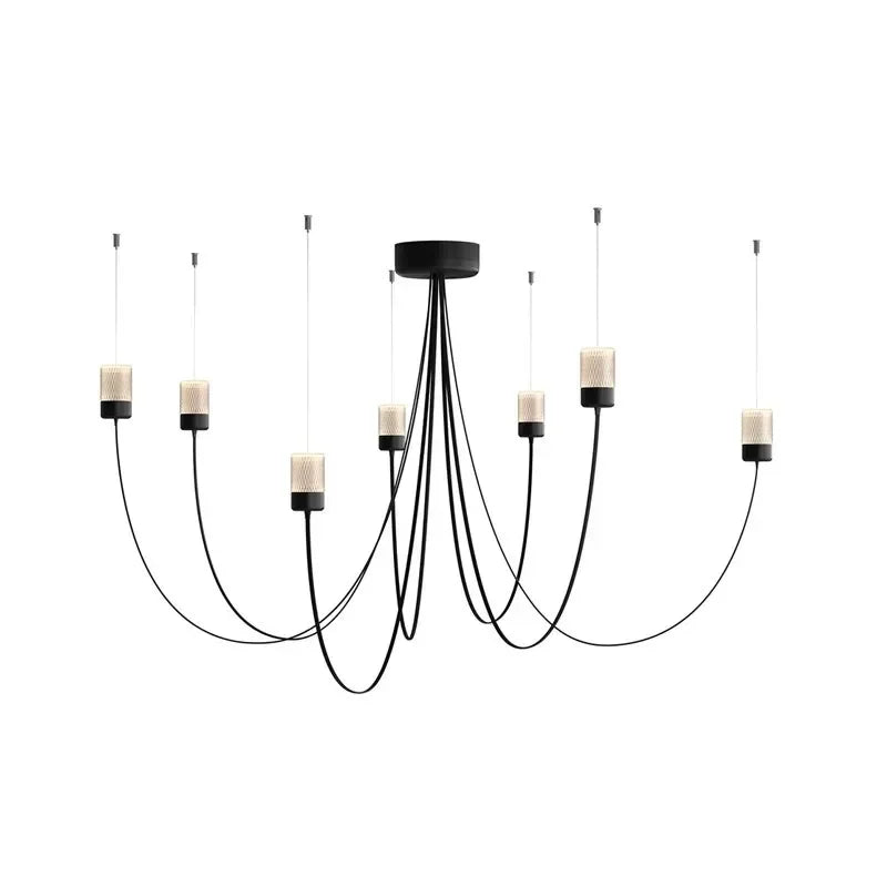 Afralia™ Nordic Gravity LED Chandelier for Modern Living Room, Lobby, Staircase & Dining Room