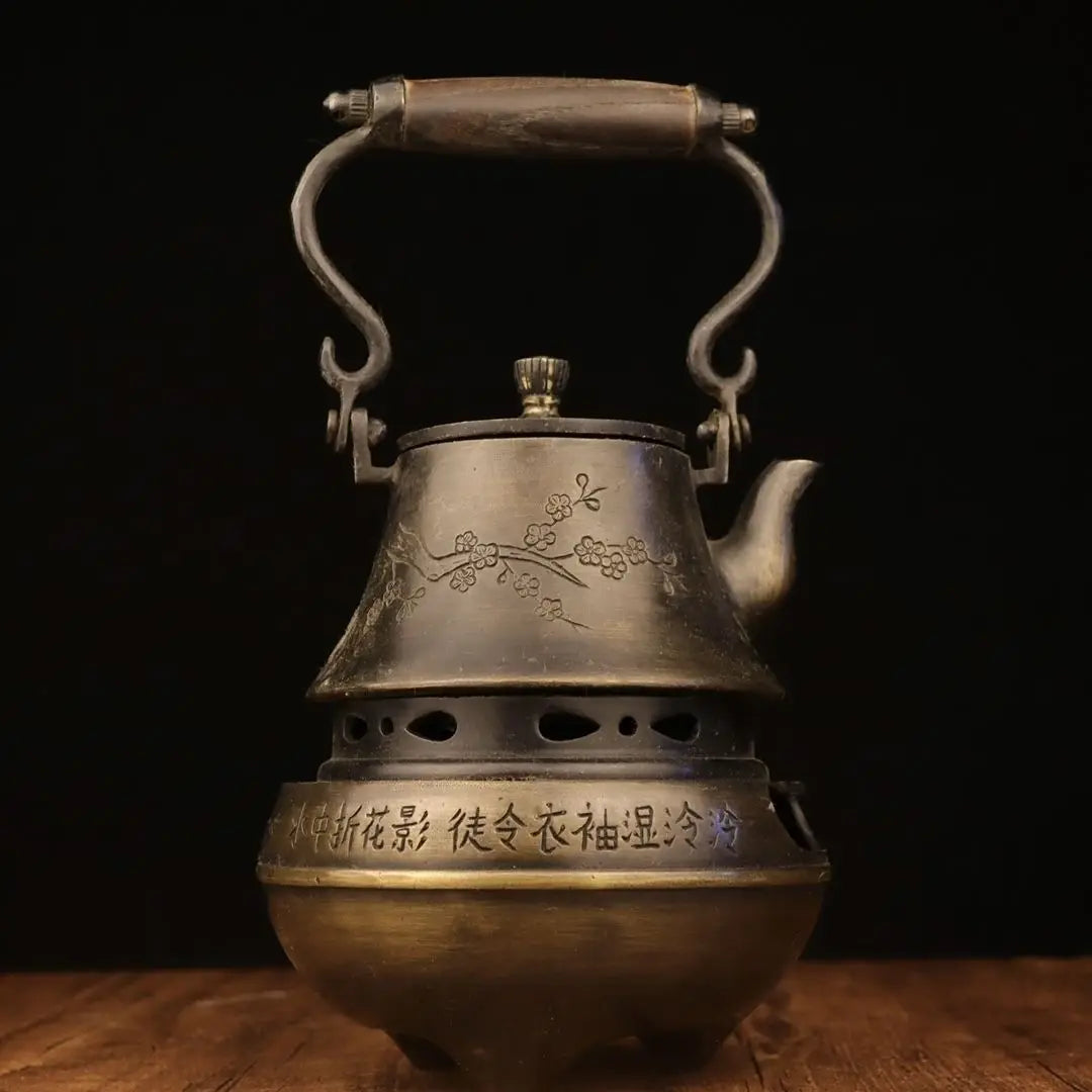 Afralia™ Antique Collection: Charcoal Fire Stoves, Warm Wine Pots, Copper Teapots & Home Decor
