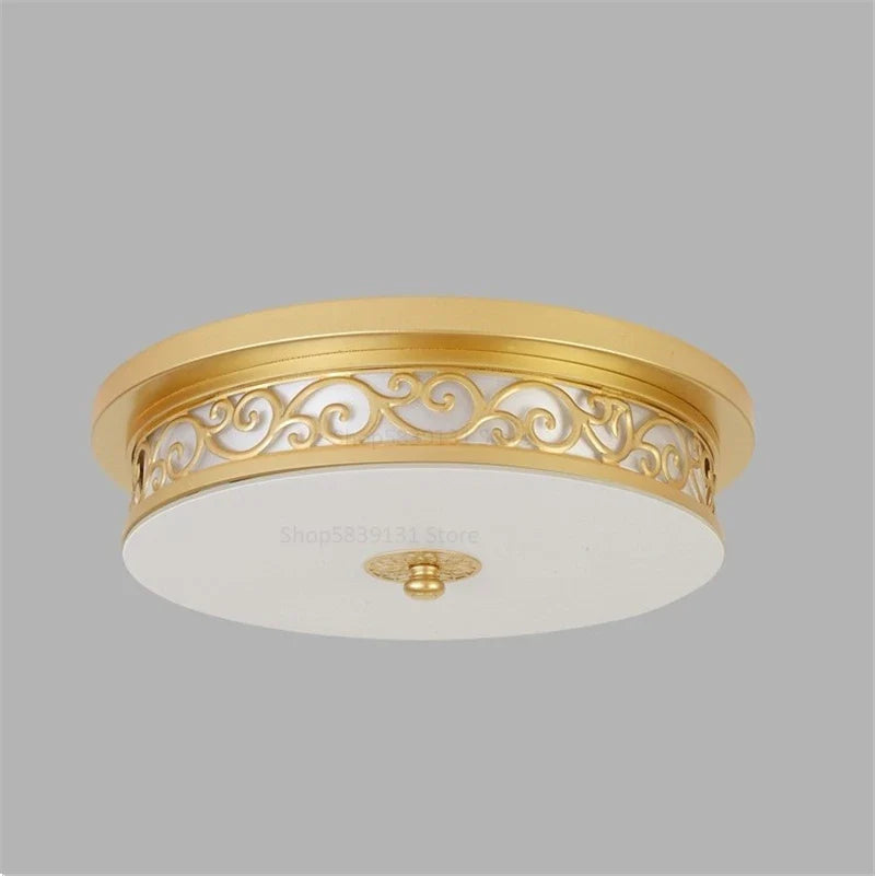 Afralia™ Retro Style LED Ceiling Light for Modern Home Decor