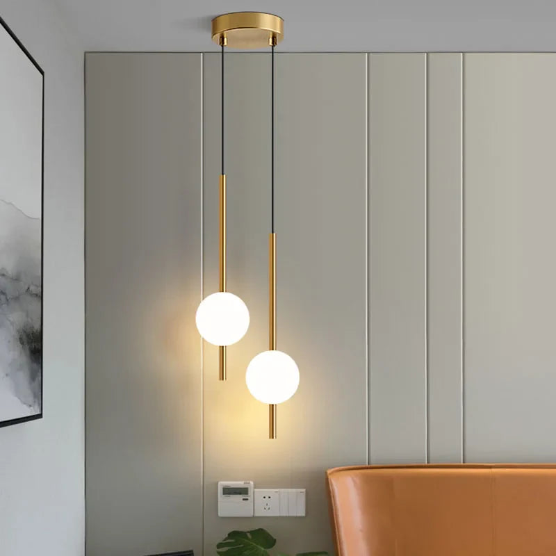 Nordic Pendant Lamp by Afralia™ for Bedroom TV Kitchen Island LED Lighting