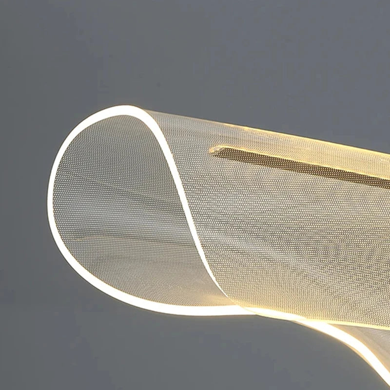 Afralia™ Modern Nordic Acrylic Chandelier for Dining Table Office Indoor Lighting