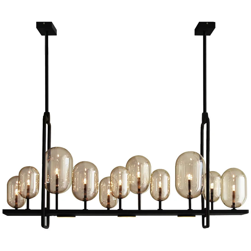 Afralia™ Retro Kitchen Pendant Light | Modern Glass Industrial Hanging Lamp for Restaurant & Bar