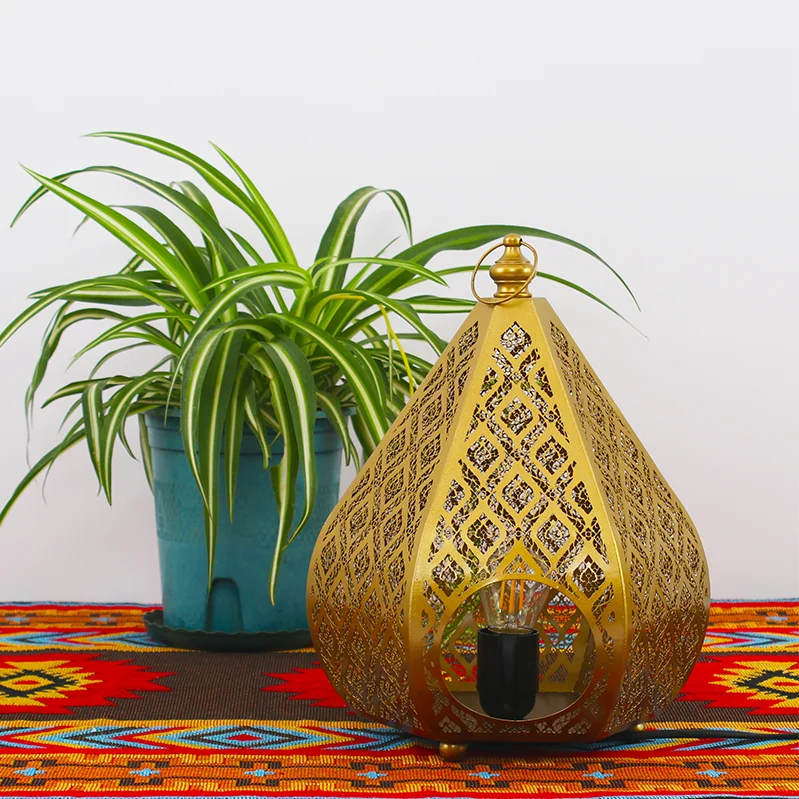 Afralia™ Gourd Candle Holder: European Retro Light Luxury Table Decor Ornament