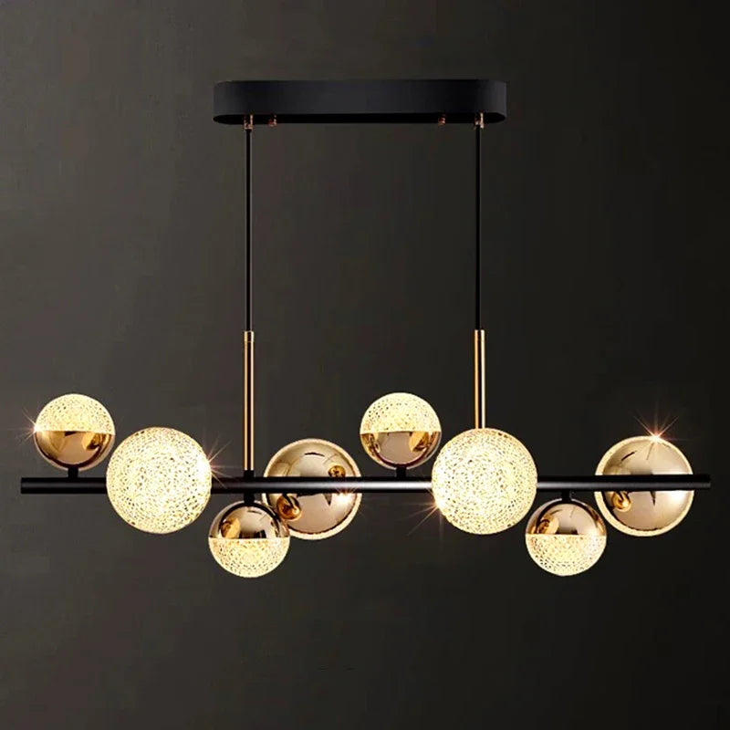 Afralia™ Modern Chandelier Pendant Light for Dining Room Ceiling, Indoor Lighting Fixture