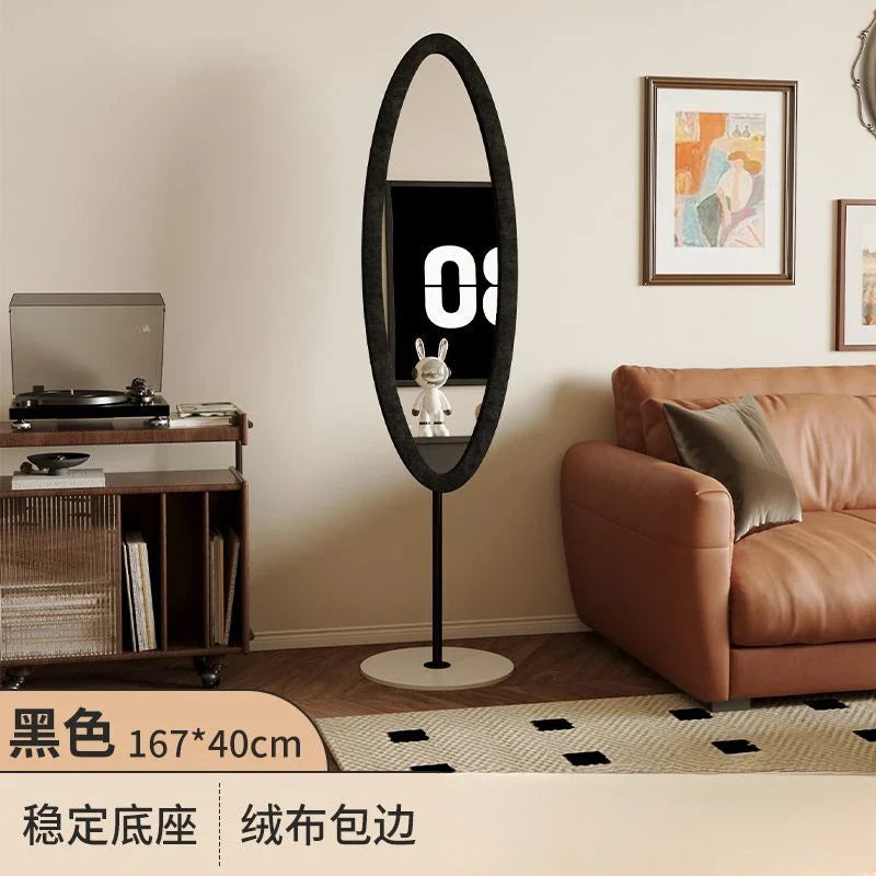 Nordic Oval Mirror for Bedroom Wedding Makeup, Living Room Decor - Afralia™