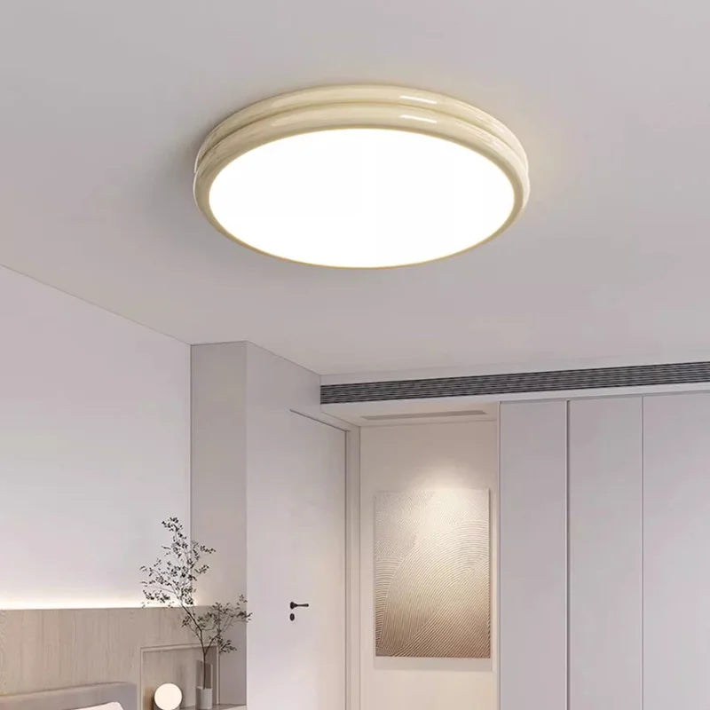 Afralia™ Minimalist Round LED Ceiling Lights for Living Room Bedrooms Study Indoor Lighting