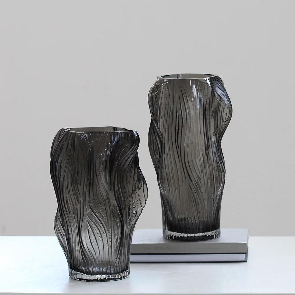 Afralia™ Hand-made Glass Vase Hydroponic Bottle Terrarium Flower Room Decor