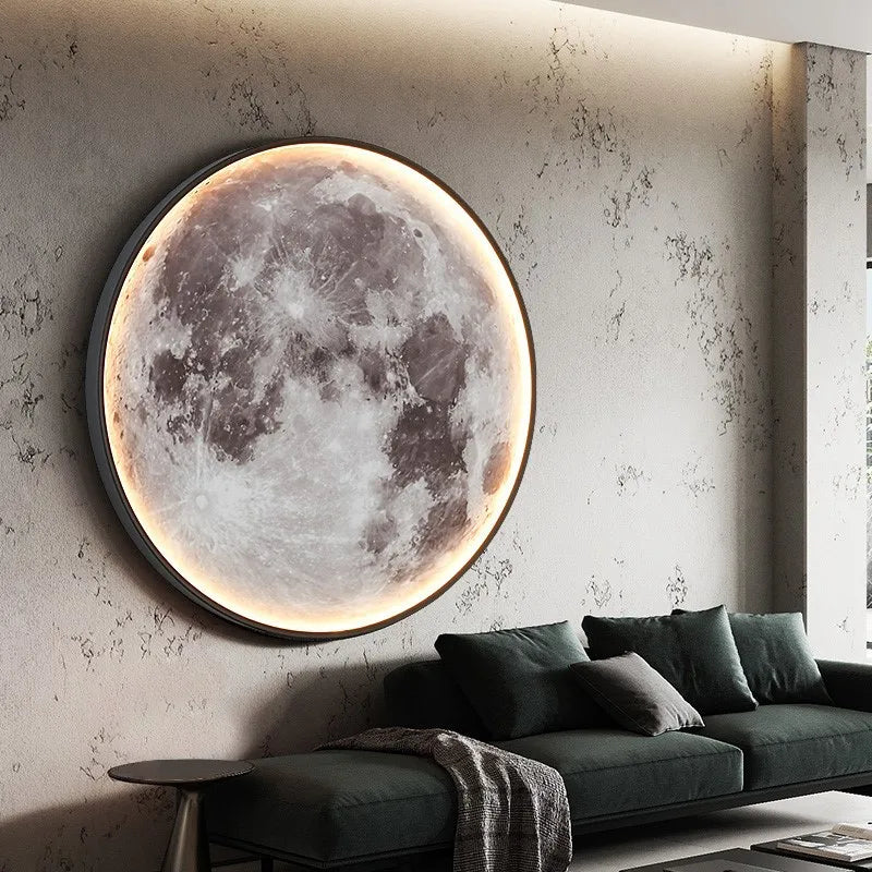 Afralia™ Moonlight LED Wall Lamp for Indoor Decor and Lighting in Bedroom, Living Room, Hallway