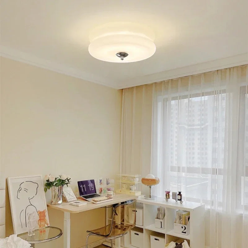 Afralia™ Glass Ceiling Bauhaus Down Light for Living Room, Dining Room, Bedroom