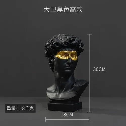 Afralia™ Venus Bust Sculpture Art Figurine for Home Decor