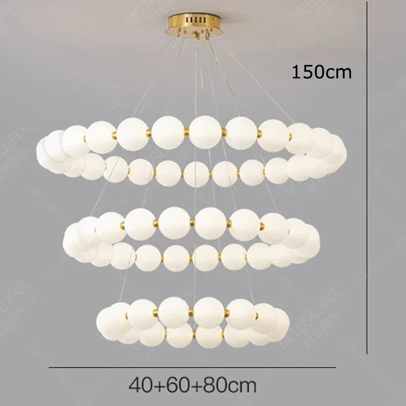 Afralia™ Modern LED Pendant Light Chandeliers for Living & Dining Room Decor