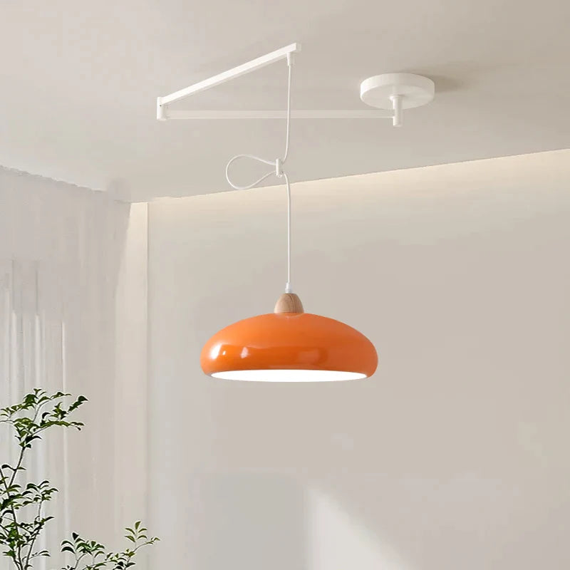 Afralia™ Modern Rocking Arm Pendant Lamp for Dining Table LED E27 Chandelier Light