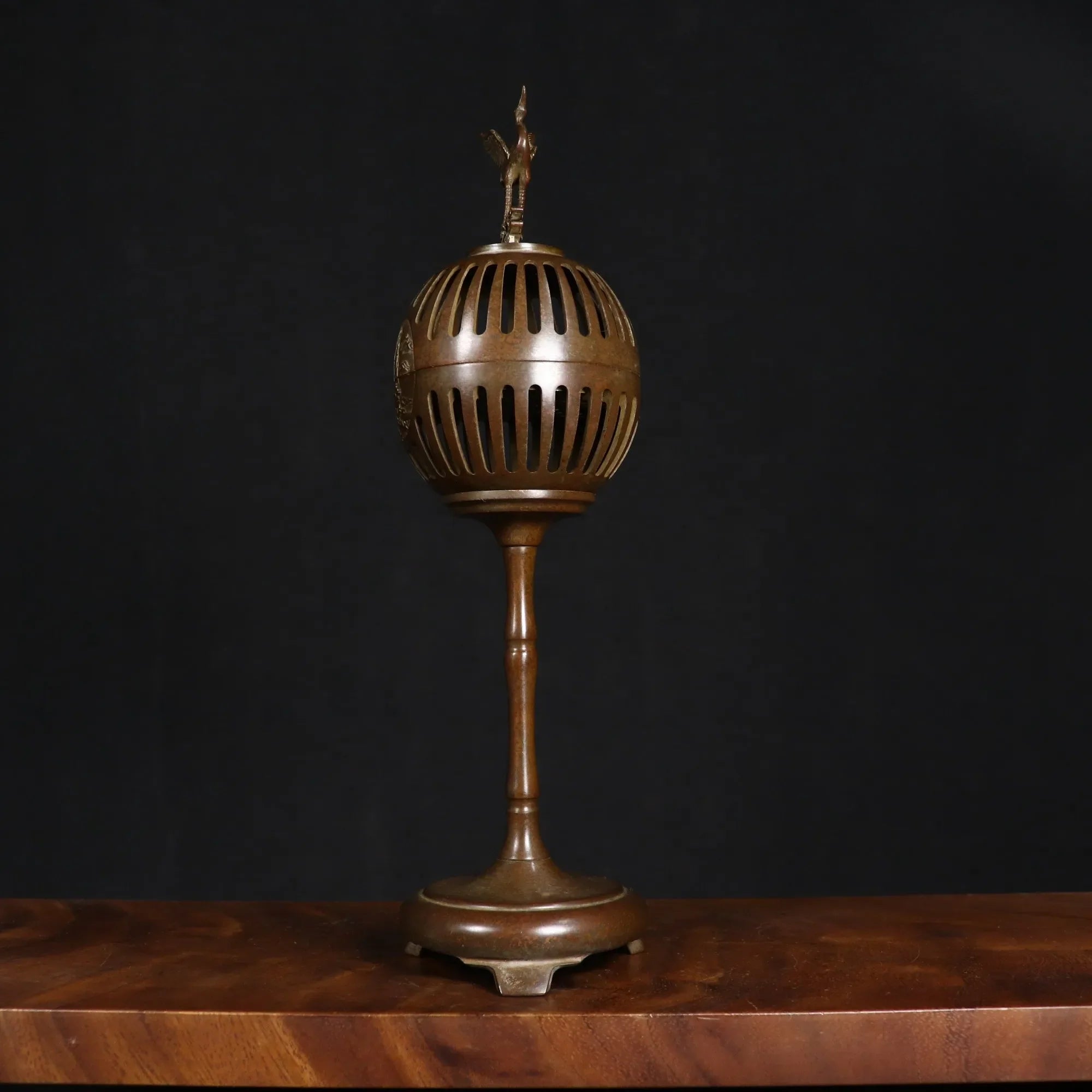 Afralia™ Crane Incense Burner - Su Gong Craftsmanship, Elegant Home Décor Piece