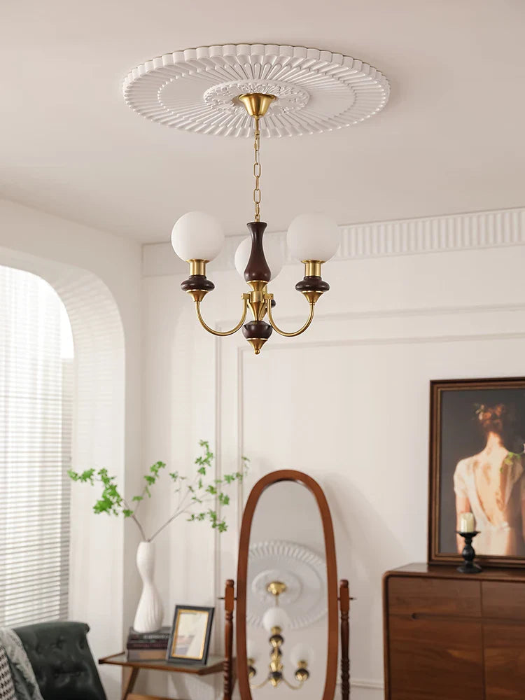 Afralia™ Magic Beans Pendant Light Luxury Chandelier for Vintage Living Room Decor