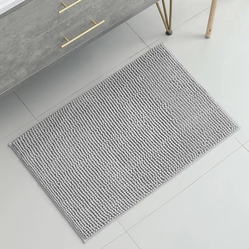 Afralia™ Soft Anti-Skid Bathroom Mat, Absorbent & Quick Drying Chenille Carpet