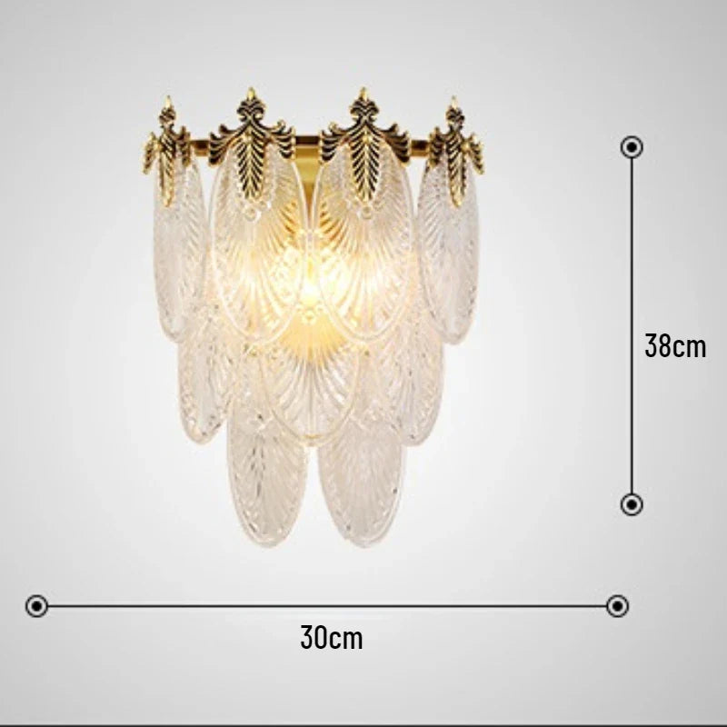 Afralia™ Round Glass Suspension Chandelier – Modern French Style Light Luxury for Living Room