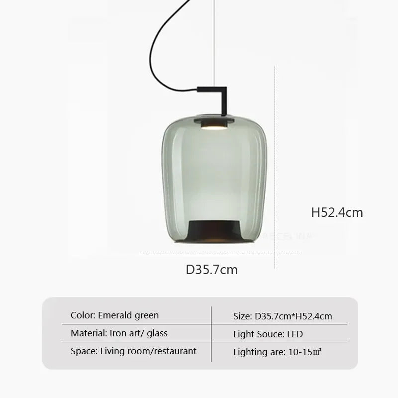 Afralia™ Brokis Double Glass Pendant Lamp for Home Decor & Hospitality Spaces